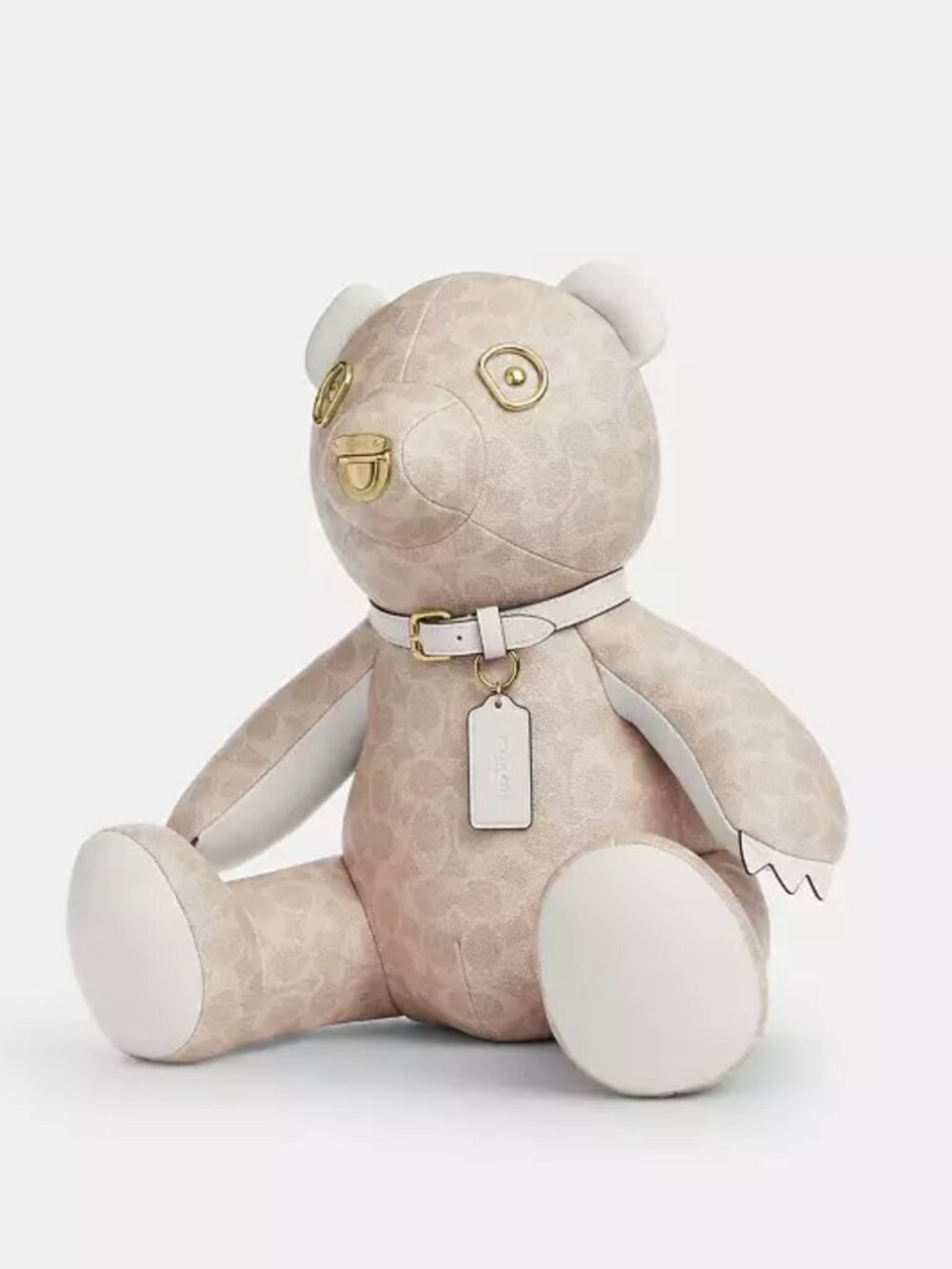 COACH collectible bear in signature canvas cz194.